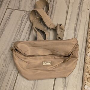 Foldie Beige Crossbody Bag